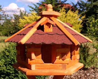 Vogelhaus aus Holz behandelt Typ 4