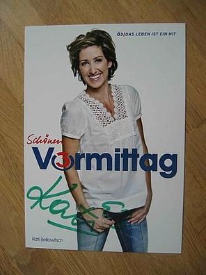 ORF Fernsehmoderatorin Kati Bellowitsch - Autogramm!