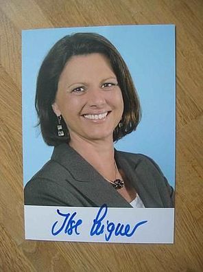 Bundesministerin CSU Ilse Aigner - handsigniertes Autogramm!!!