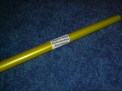Bucheinbandfolie-nicht klebend-gelb-2m x 40cm