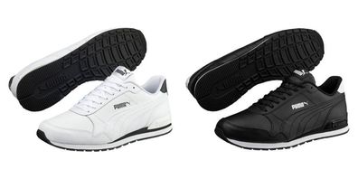 Puma ST Runner v2 Full L Sneaker Schuhe Turnschuhe 365277 Weiß und Schwarz