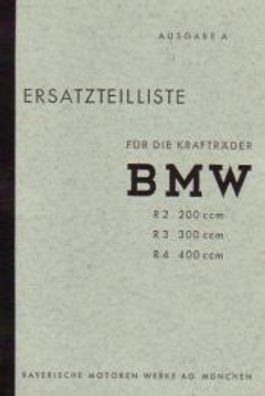 Ersatzteilliste für die Krafträder BMW