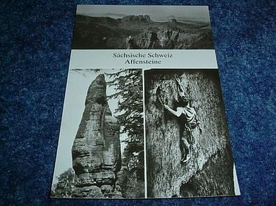 2715/ Ansichtskarte-Sächsische Schweiz-Affensteine