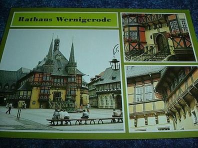 2733/ Ansichtskarte-Rathaus Wernigerode