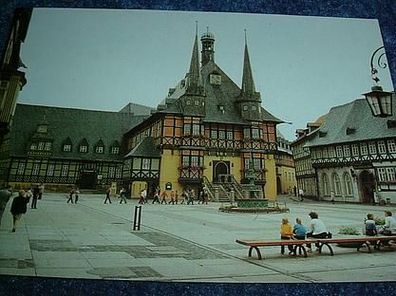 2740/ Ansichtskarte-Wernigerode-Rathaus