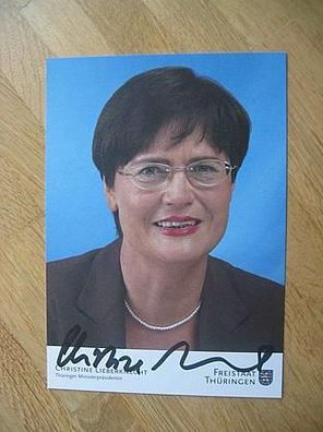 Ministerpräsidentin Thüringen Christine Lieberknecht