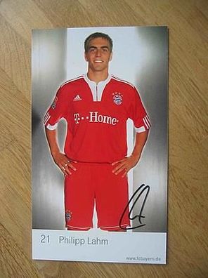 FC Bayern München Saison 09/10 Philipp Lahm - handsigniertes Autogramm!!!