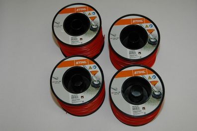 2227 Original 4x Stihl Mähfaden 2,7 mm für FS55 bis FS480 Rolle mit 215 m rund NEU