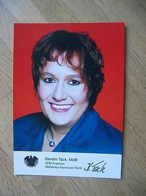 MdB SPD Kerstin Tack - handsigniertes Autogramm!