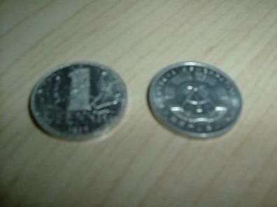 1 Pfennig Münze aus der DDR 1978
