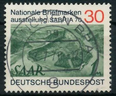 BRD 1970 Nr 619 zentrisch gestempelt X832B5E