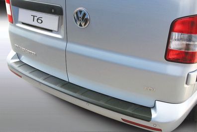 Ladekantenschutz VW T6 Multivan Caravelle Transporter (gerippt; Hecktüren) 09.2015-
