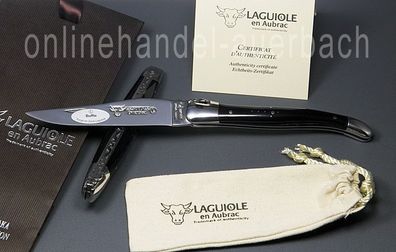 Laguiole en Aubrac L0212BUI/ FSI1 Büffelhorn 12 cm Taschenmesser Messer