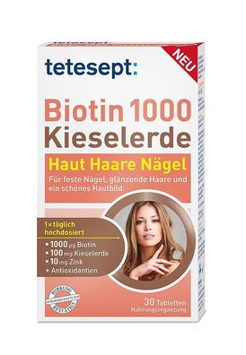 Tetesept Biotin 1000 + Kieselerde, 30 Stück