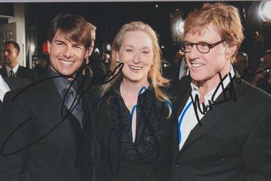 Tom Cruise, Meryl Streep und Robert Redford Autogramm