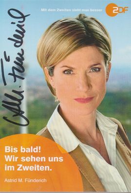 Astrid M. Fünderich Autogramm
