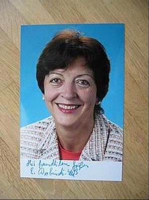MdB SPD Politikerin Elvira Drobinski-Weiß - handsigniertes Autogramm!!!