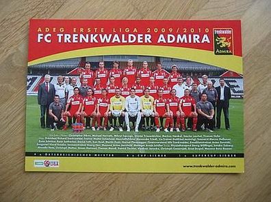 Mannschaftskarte FC Trenkwalder Admira Saison 09/10