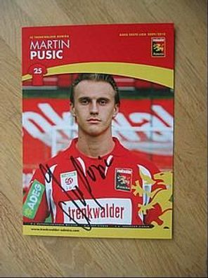 FC Trenkwalder Admira Saison 09/10 Martin Pusic - handsigniertes Autogramm!!!