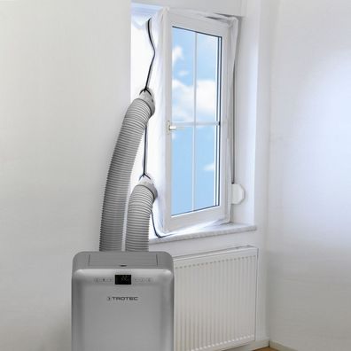 TROTEC AirLock 200 Fensterabdichtung für Klimageräte und Ablufttrockner Hot Air Stop