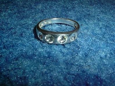 Ring mit 4 Steinen-925 Silber