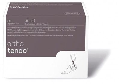 Orthomed Orthotendo® Granulat + Tablette/ Kapseln - 30 Tagesportione