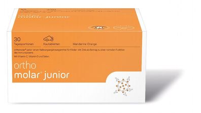 Orthomolar® junior Orange Kautabletten - 30 Tagesportionen/ Orthomed