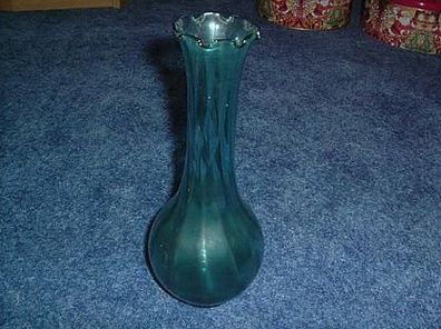 Vase aus Glas in Türkis-25cm hoch