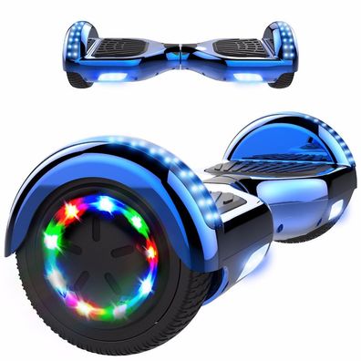 6,5 Zoll Hoverboard Elektro Scooter mit Bluetooth & LED Beleuchtung