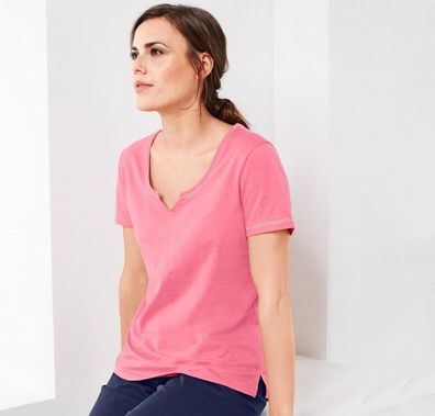 100% Bio Baumwolle Damen Shirt, T-Shirt, Top, Moderne Woman bei Tchibo Gr. S 36/38