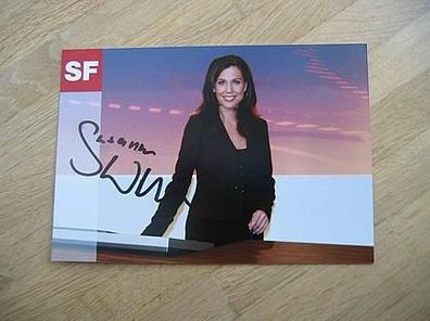 SF Fernsehmoderatorin Susanne Wille Fischlin - handsigniertes Autogramm!!!