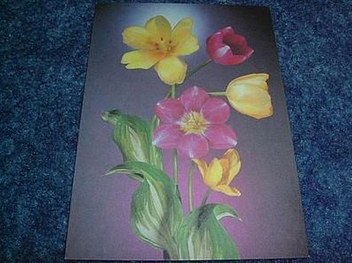 2813/ Postkarte-Blumen