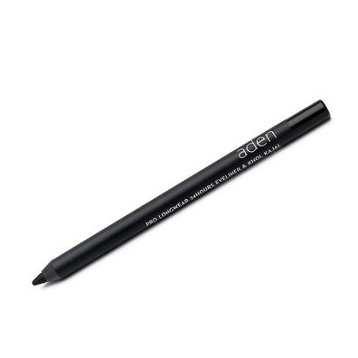STAY 24Hours Pro Longwear Black Eyeliner Pencil von aden cosmetics