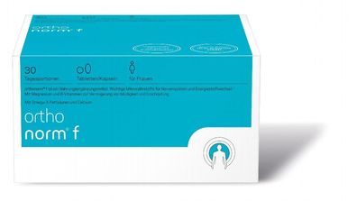 OrthoNorm® f Tabletten + Kapseln - 30 Tagesportionen/ Orthomed