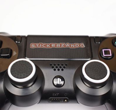 2 x schwarz weiß Joystick Thumbstick Kappen für Sony PS4 XBOX Controller