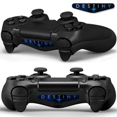 2 x Destiny Costum Controller Lightbar Aufkleber Sticker PS4 Playstation 4
