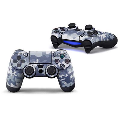PS4 Controller Skin Camouflage Design Winter Sticker Schutzfolie Playstation 4