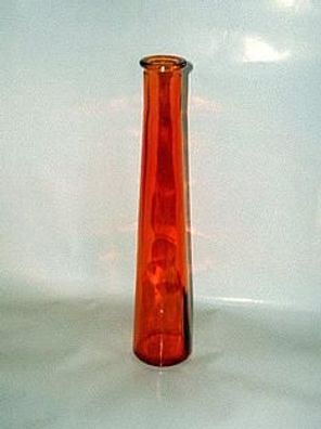 San Migel Vase orange Blumenvase Flaschenform Frühling Deko dekorieren Sommer
