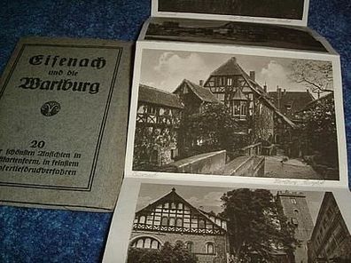 10 alte Ansichtskarten/ Lot-Eisenach und die Wartburg