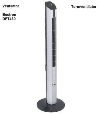 Ventilator Bestron Turmventilator DFT430. EAN: 8712184023950. NEU, Originalverpackung