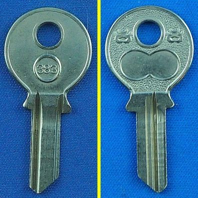 Schlüsselrohling Börkey 383 für BKS Hangschlösser, Möbelzylinder, Stahlschränke