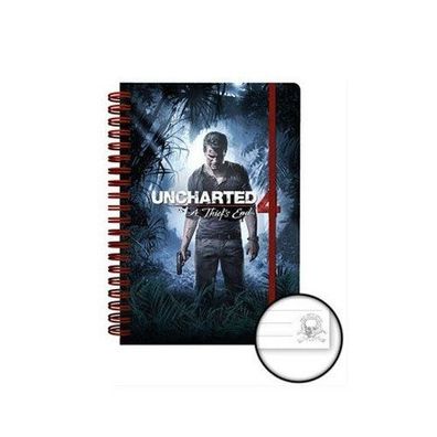 Uncharted Notizbuch "A Thief's End" Notizheft Heft Notebook Notizen Drake NEU