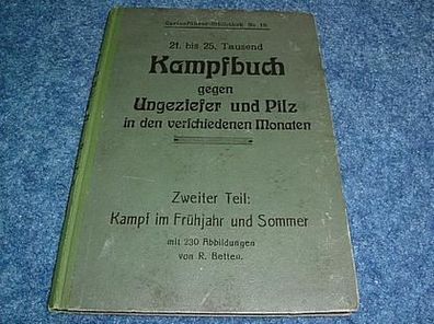 Gartenführer -Kampfbuch gegen Ungeziefer und Pilz