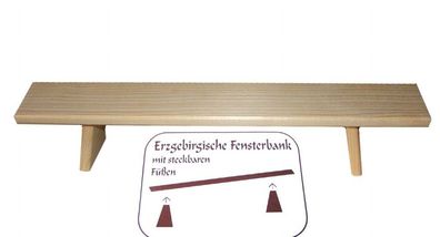 Fensterbank Unterstellbank für Lichterbogen / Schwibbogen