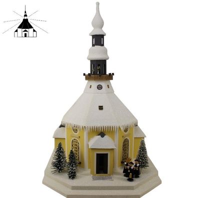 Bastelsatz Teelichthalter Seiffener Kirche /& Kurrende NEU Selbstbausatz Basteln