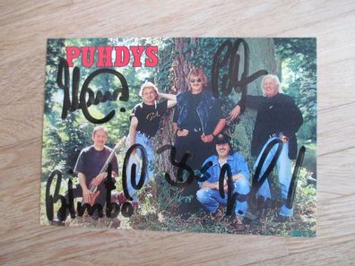 DDR Rockband Puhdys - handsignierte Autogramme!!!