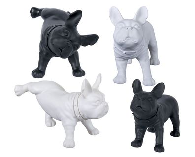 Dekofigur Französische Bulldogge Hund Tier-Figur Dekohund Deko-Artikel Skulptur