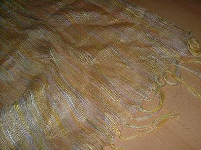 breiter dünner Schal in dezenten Farben 62x170cm