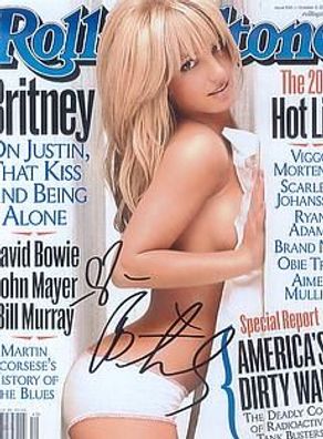 NACKT Original Autogramm Britney SPEARS auf Großfoto (COA)
