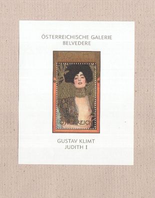 Motiv Malerei Gustav Klimt Block aus Österreich xx